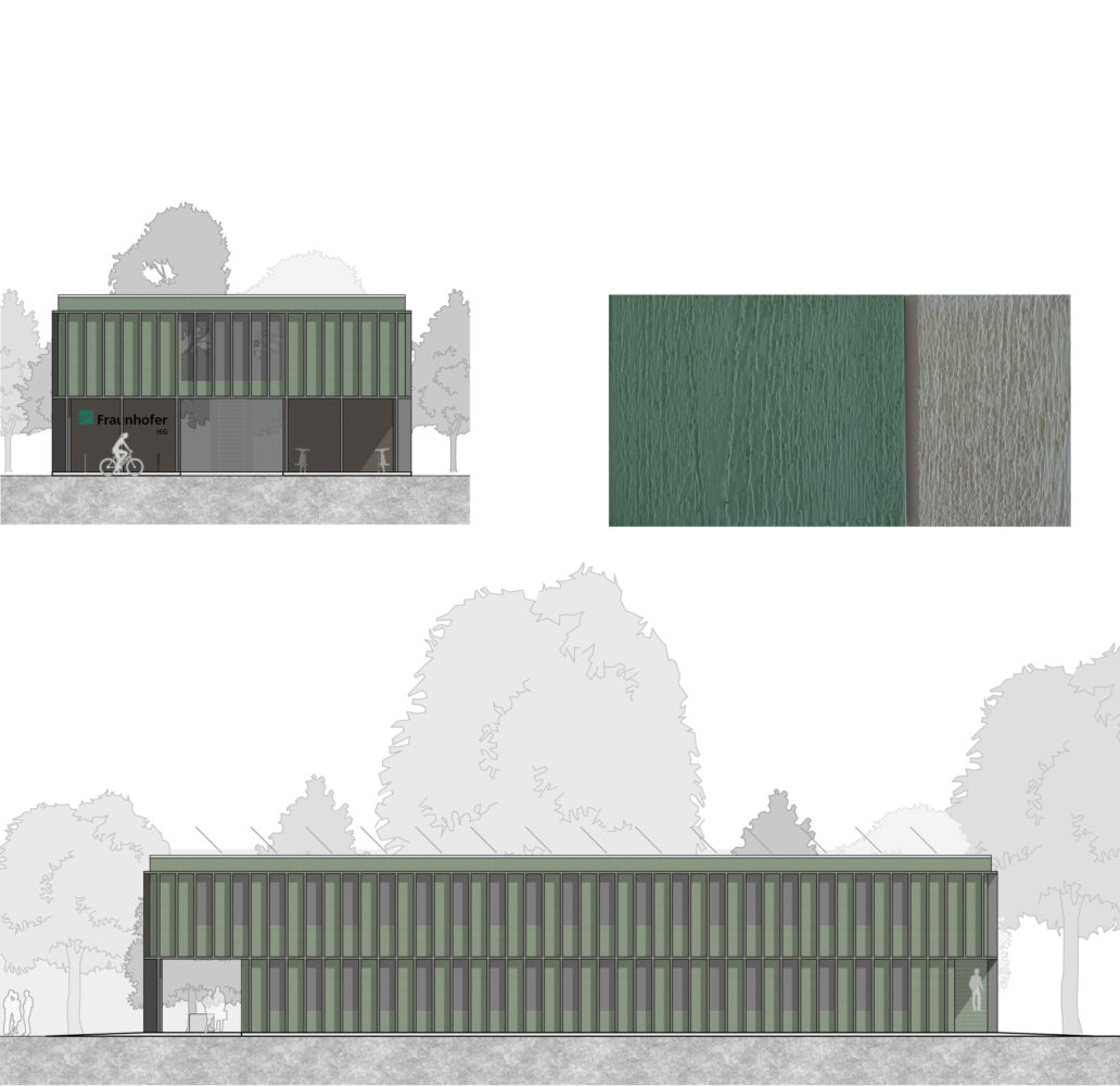 Ansicht in grüner Farbevariante