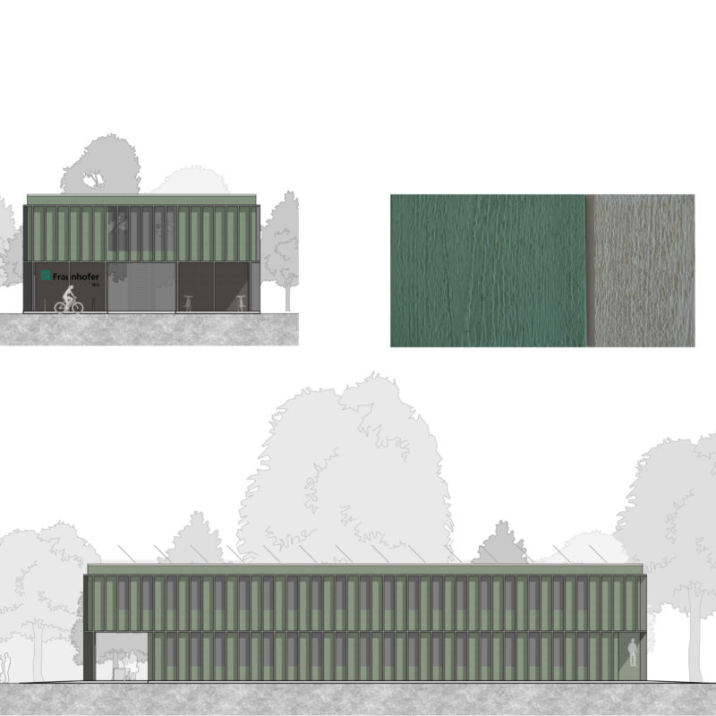 Ansicht in grüner Farbevariante