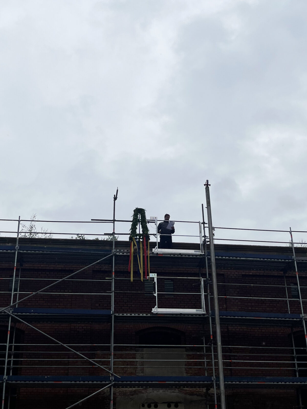 Richtkranz mit Redner